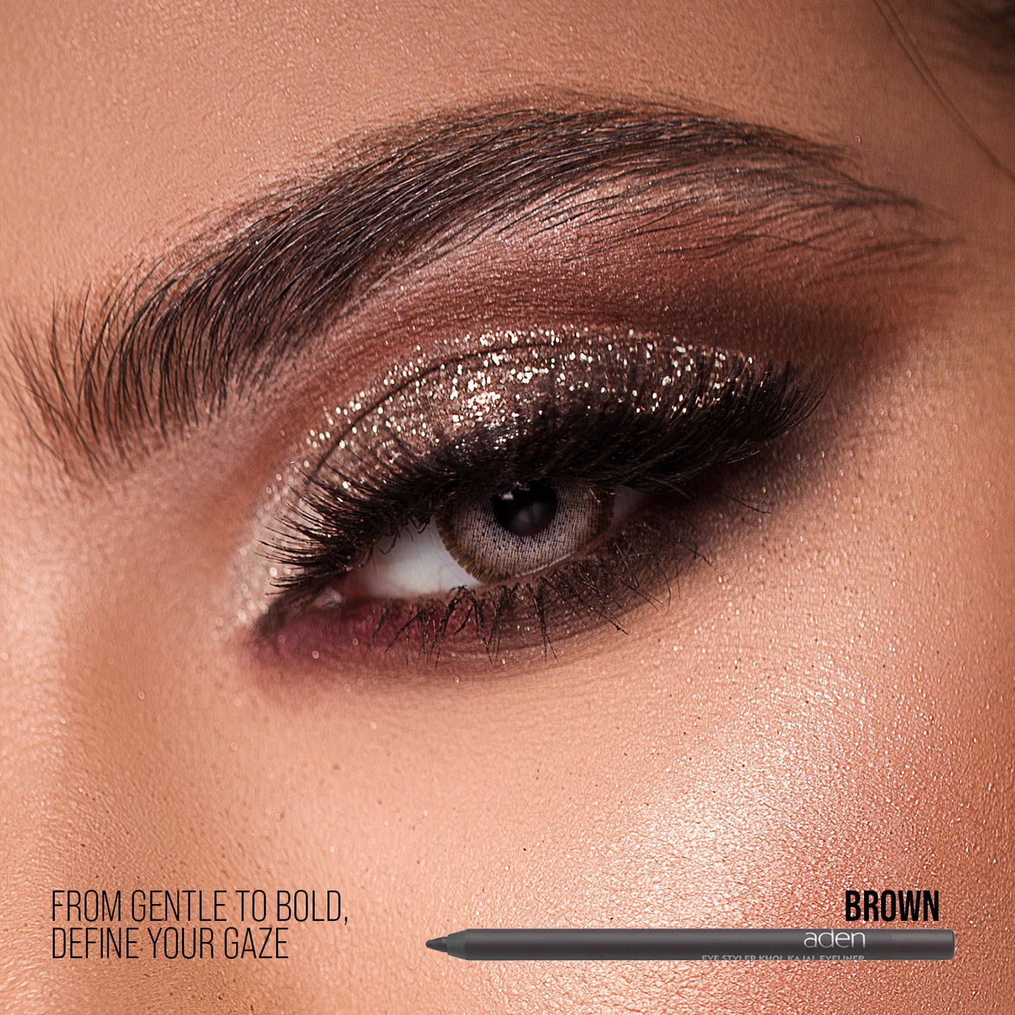 aden Extreme Waterproof Eye Kit Duo MÁSCARA Y DELINEADOR DE OJOS 24HR.