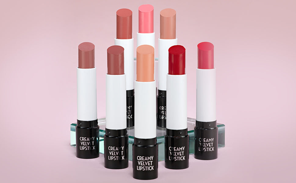 Lápiz labial cremoso aterciopelado de Aden