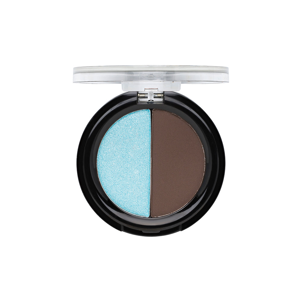 Dúo de sombras de ojos en polvo aden Shine
