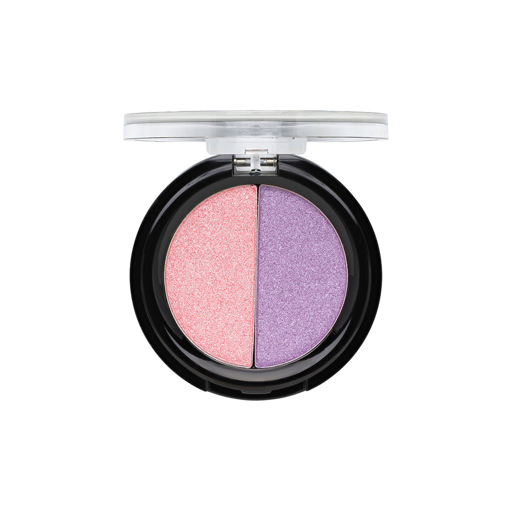 Dúo de sombras de ojos en polvo aden Shine