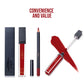 Set de lápiz labial y delineador de labios aden