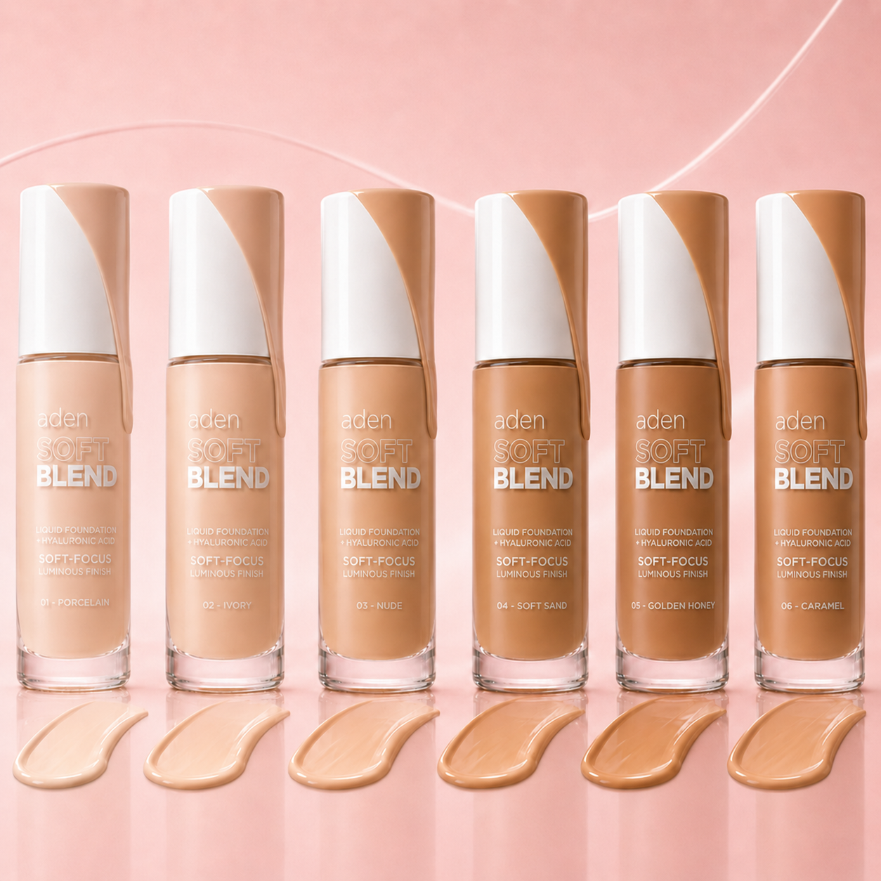 aden Soft Blend Liquid Foundation