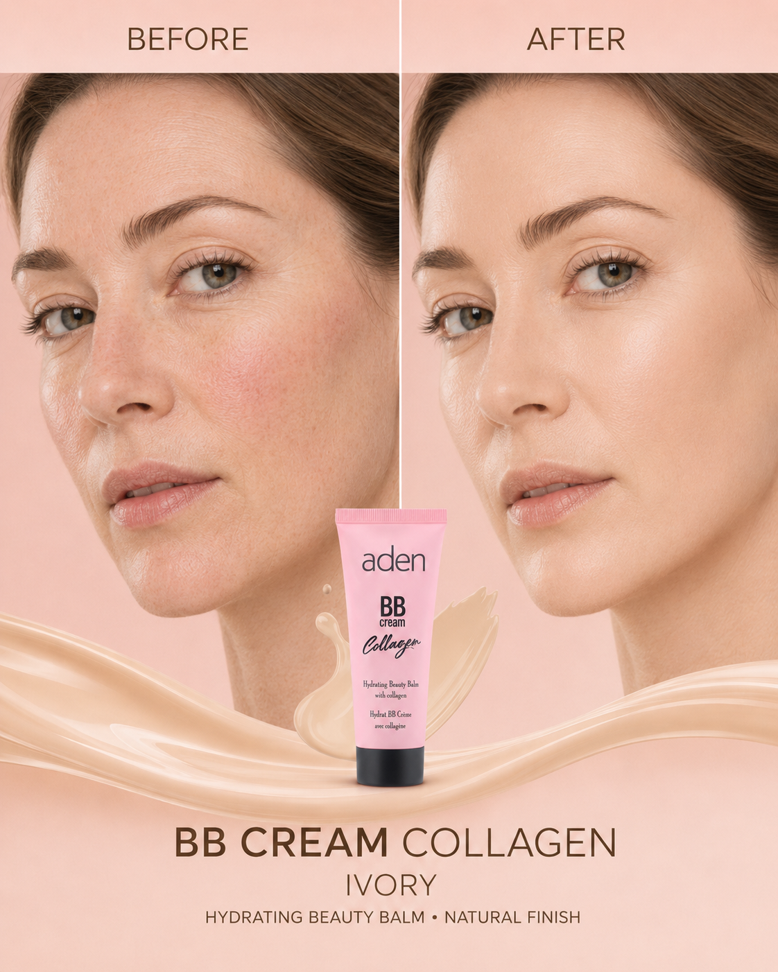 Crema BB de aden con colágeno
