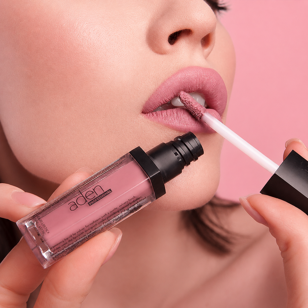 Lápiz labial líquido profesional aden