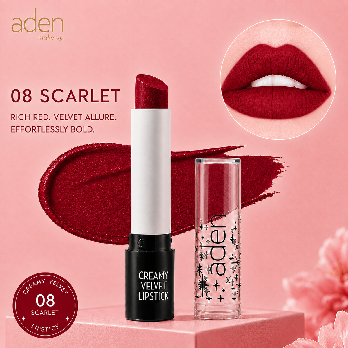 aden Creamy Velvet Lipstick