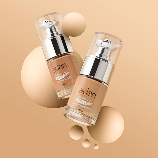 Base de maquillaje en crema aden de larga duración sin aceite