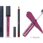 Set de lápiz labial y delineador de labios aden