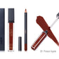 Set de lápiz labial y delineador de labios aden