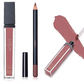 Set de lápiz labial y delineador de labios aden