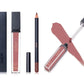 Set de lápiz labial y delineador de labios aden